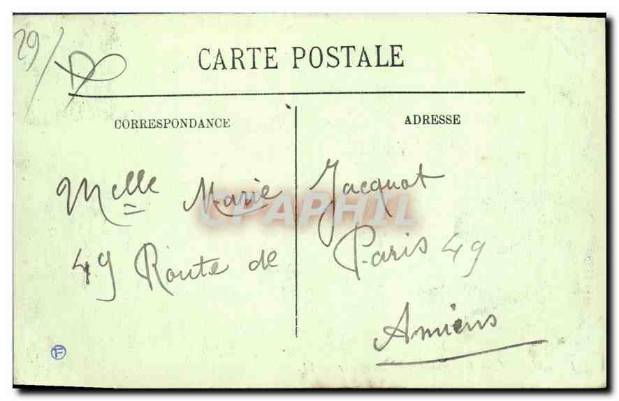 CPA Morlaix Vue generale prise du Viaduc  — Rückseite