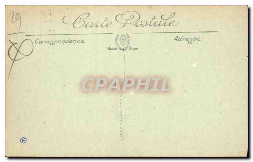 CPA Morlaix Vue generale prise du Chateau  — Rückseite