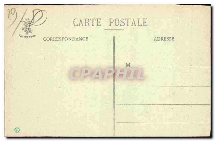 CPA La Bretagne Pittoresque Morlaix Vieilles Maisons pres des Halles  — Rückseite