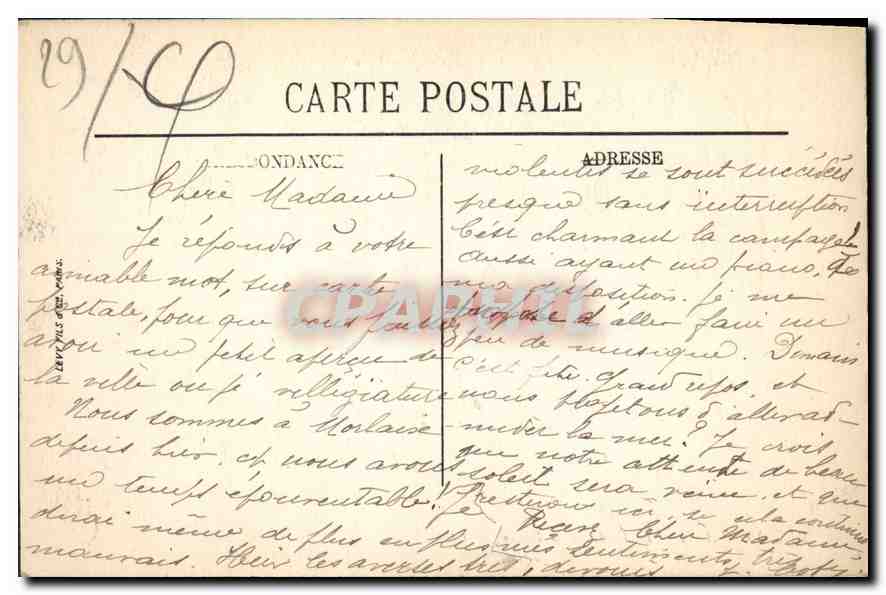CPA Morlaix Le Viaduc et le Bassin Bateau — Rückseite