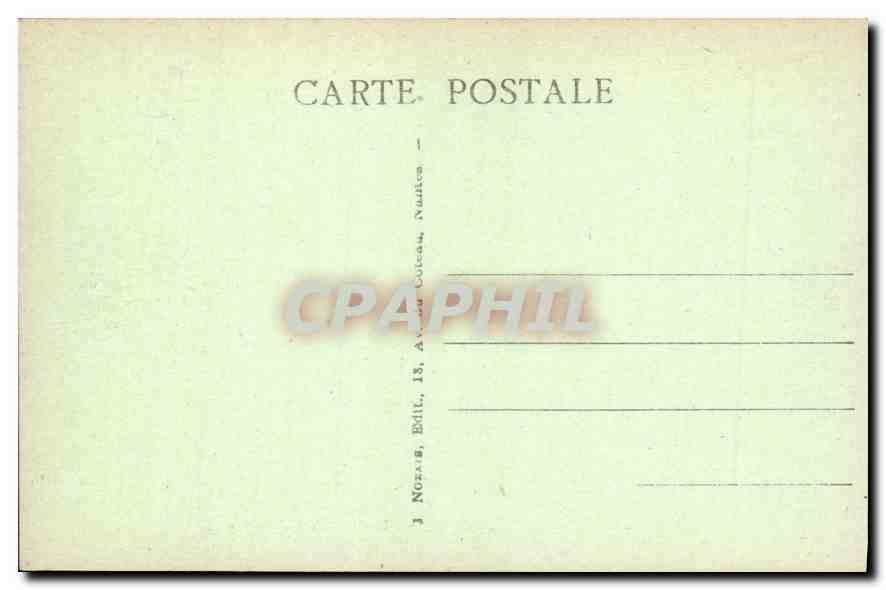 CPA Morlaix Finistere Le Port de Commerce Bateau — Rückseite