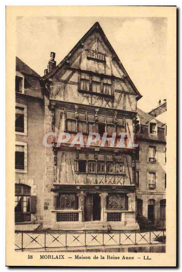 CPA Morlaix Maison de la Reine Anne 