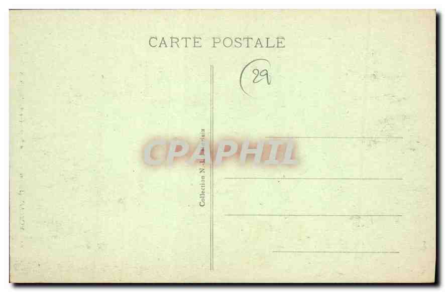 CPA Morlaix Finistere Le Baptistere de l'Eglise St Melaine  — Rückseite