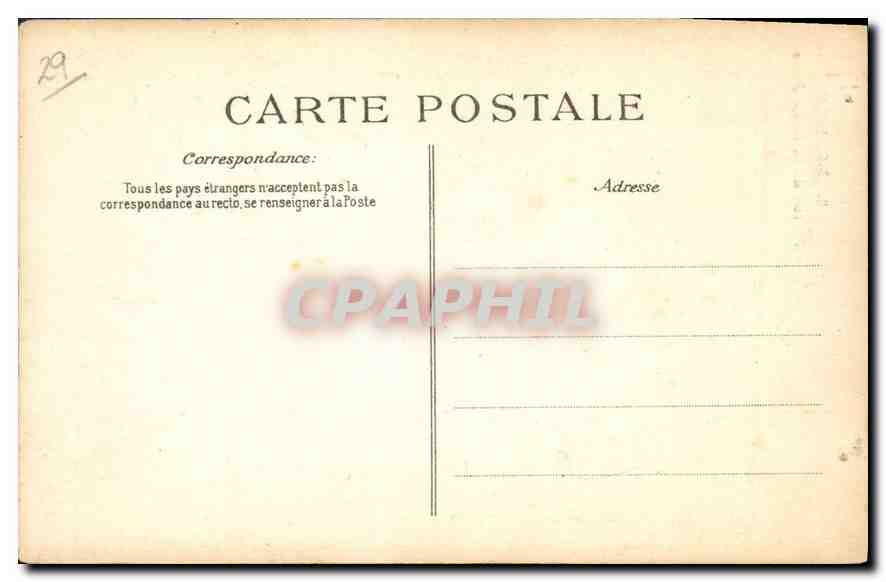 CPA Morlaix Maison de la Reine Anne  — Rückseite