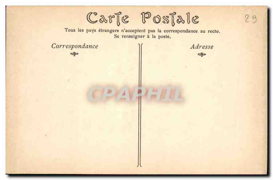 CPA Morlaix Maison de la Reine Anne  — Rückseite