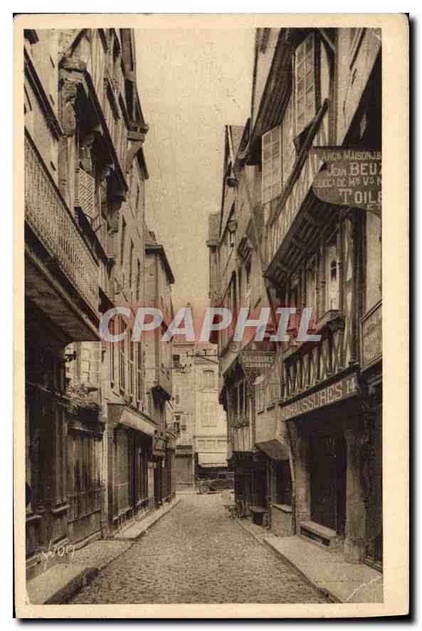 CPA Bretagne Morlaix Finistere Vieille Rue 