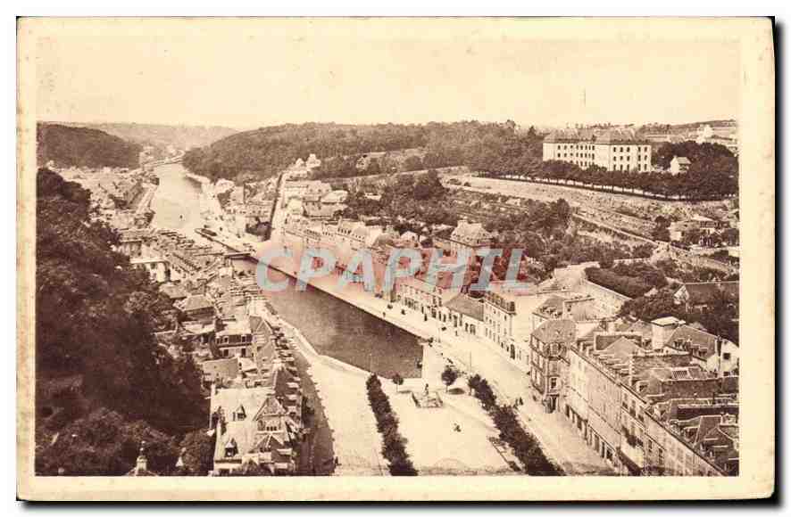 CPA Morlaix Vue generale prise du Viaduc 