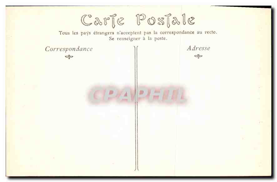 CPA Morlaix le Clocher de l'Eglise St Melaine  — Rückseite