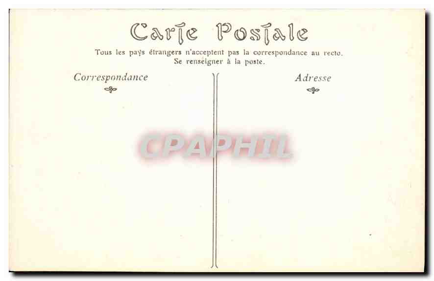 CPA Morlaix Maison de la Reine Anne  — Rückseite