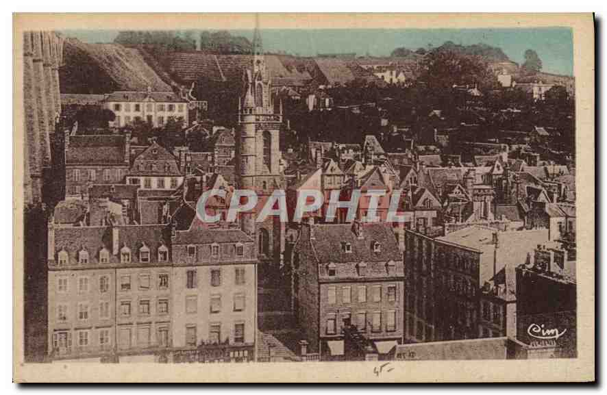 CPA Morlaix Finistere Eglise St Melaine et Viaduc 