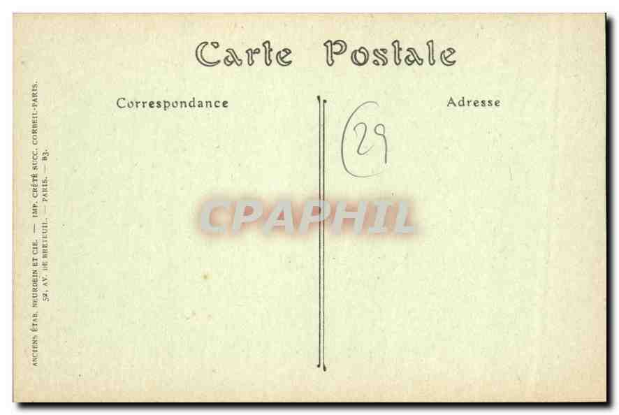 CPA Morlaix Le Clocher et le Calvaire de St Melaine  — Rückseite