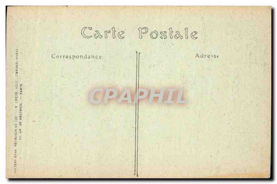 CPA Morlaix le Viaduc vue prise de l'Hotel de Ville  — Rückseite
