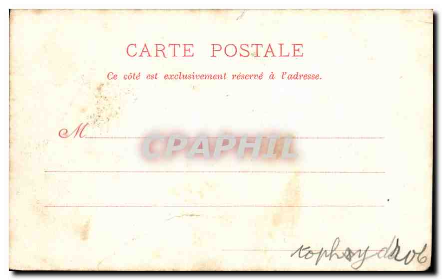 CPA Morlaix Eglise St Melaine  — Rückseite
