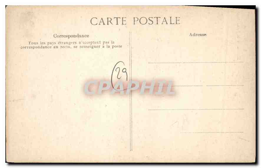 CPA Morlaix La Maison de la Reine Anne  — Rückseite