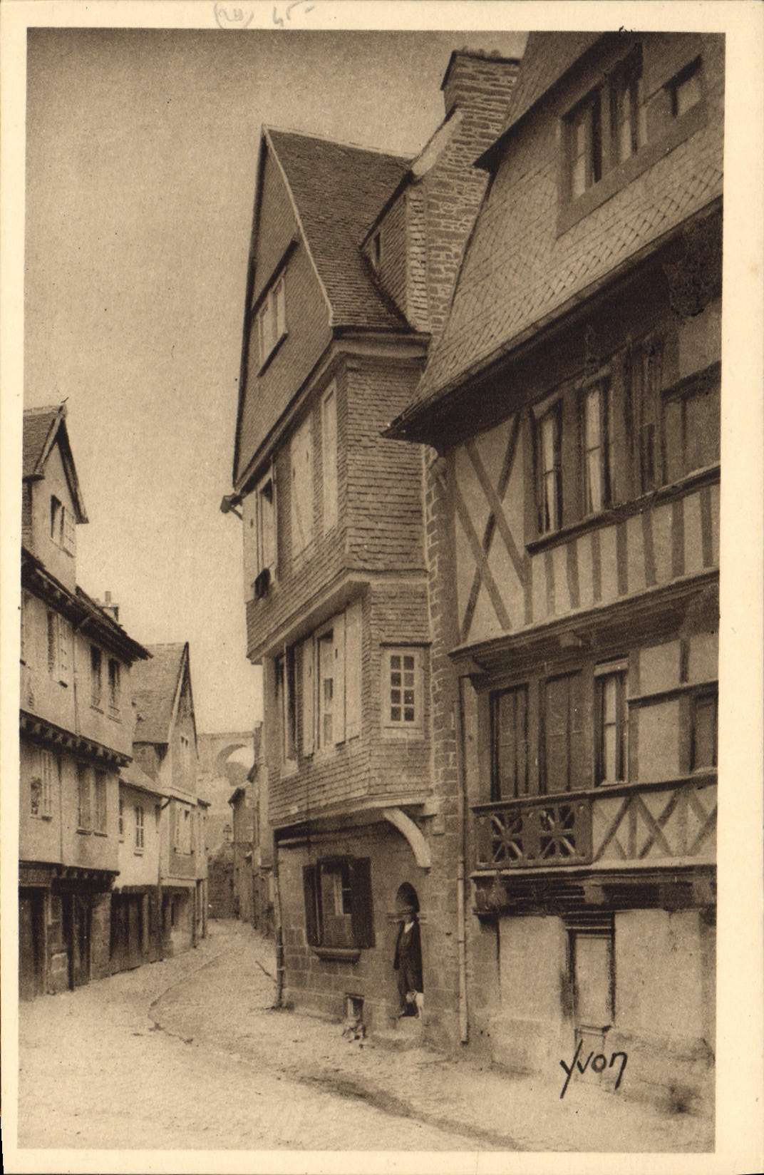 CPA Bretagne Morlaix Finistere Vieilles Maisons 