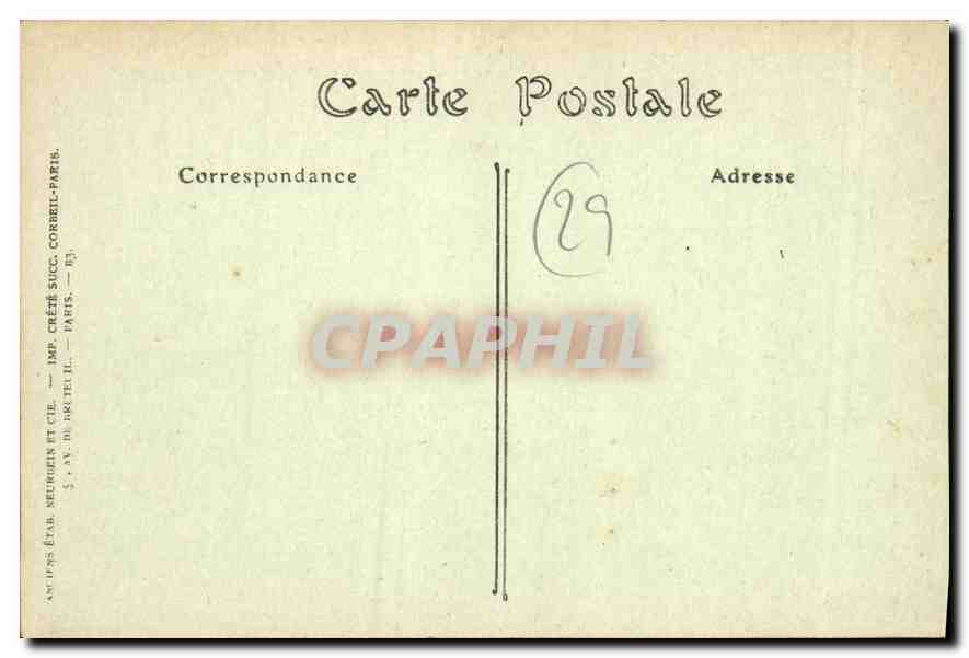 CPA Morlaix Profil du Viaduc et Quartier St Melaine  — Rückseite