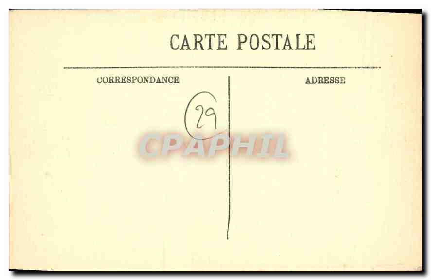 CPA Morlaix Maison de la Reine Anne  — Rückseite