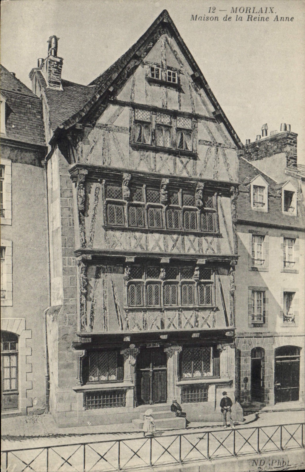 CPA Morlaix Maison de la Reine Anne 