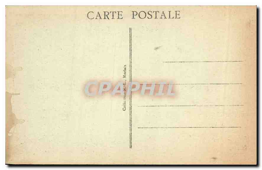 CPA Morlaix Finistere l'Eglise St Melaine  — Rückseite