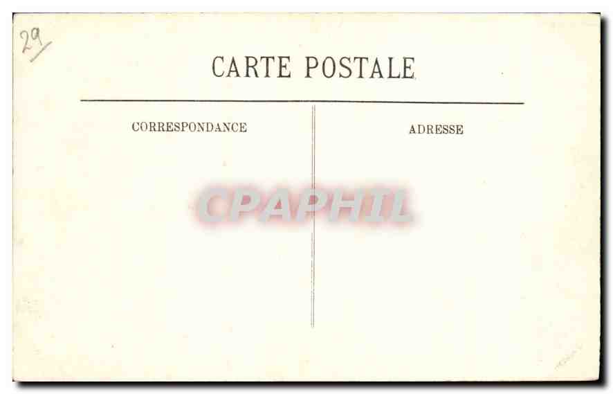 CPA Morlaix Maison de la Reine Anne  — Rückseite