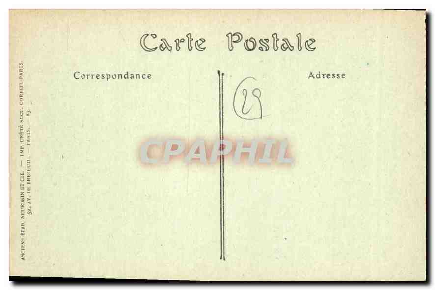 CPA Morlaix Vue generale prise du Creou  — Rückseite