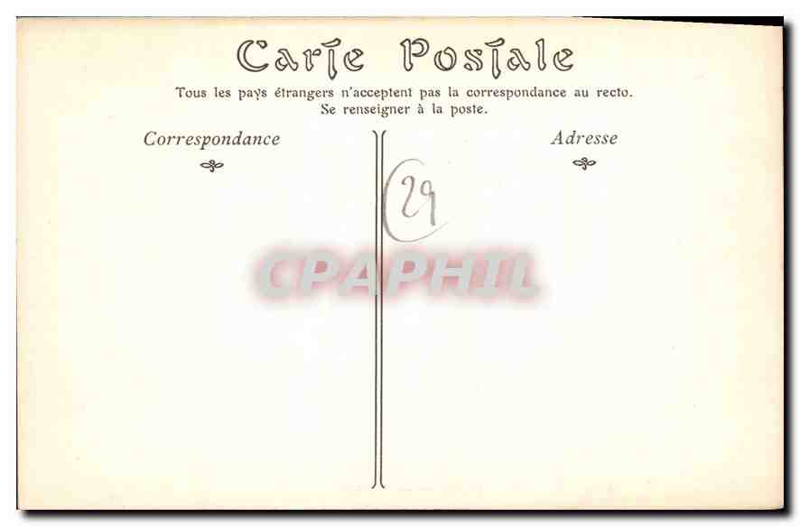 CPA Morlaix Le Chateau du Taufeau  — Rückseite