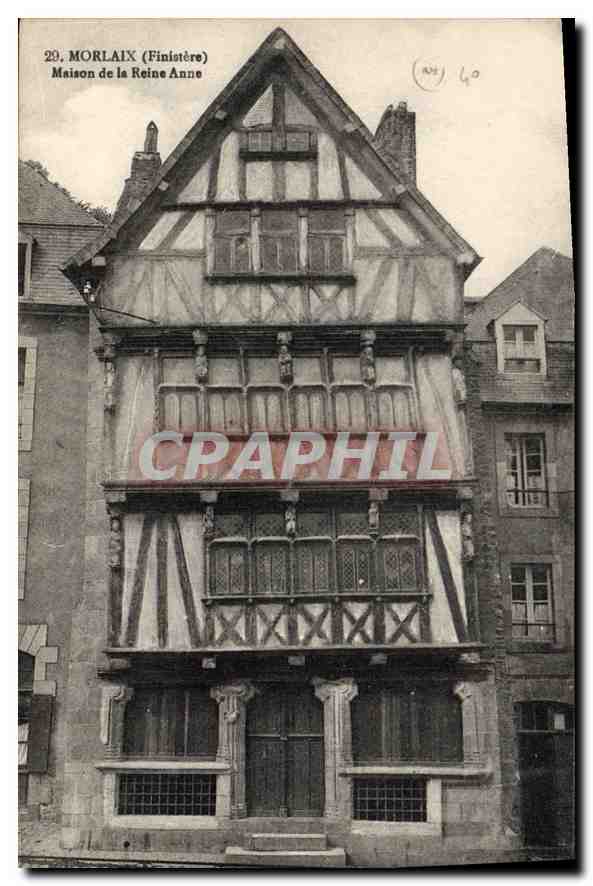 CPA Morlaix Finistere Maison de la Reine Anne 