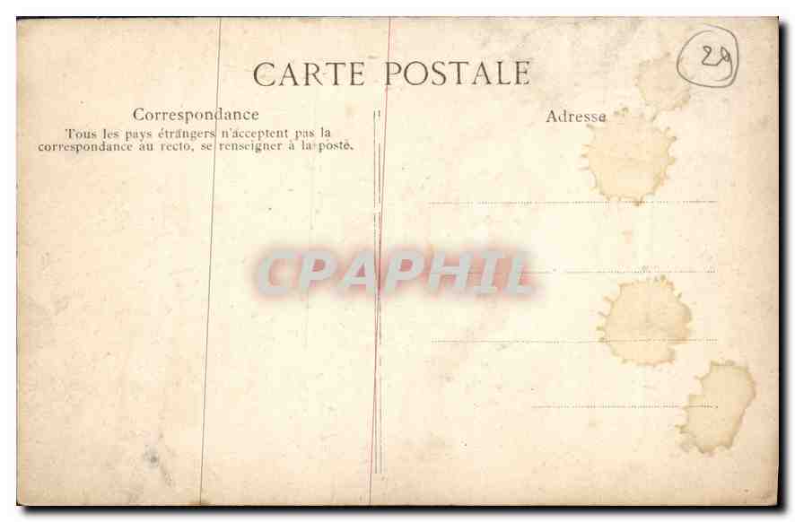 CPA Morlaix La plase de Viarmes et la Tour d'argent  — Rückseite