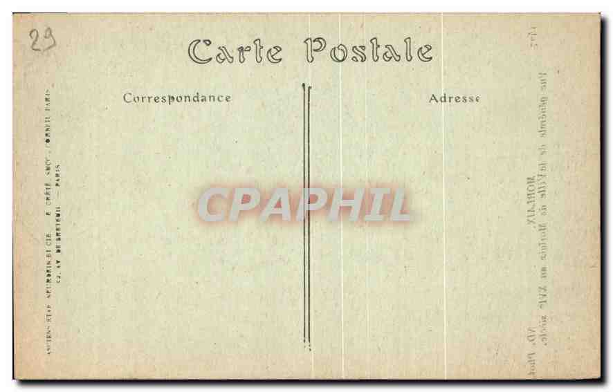 CPA Morlaix Vue generale de la Ville de Morlaix  — Rückseite