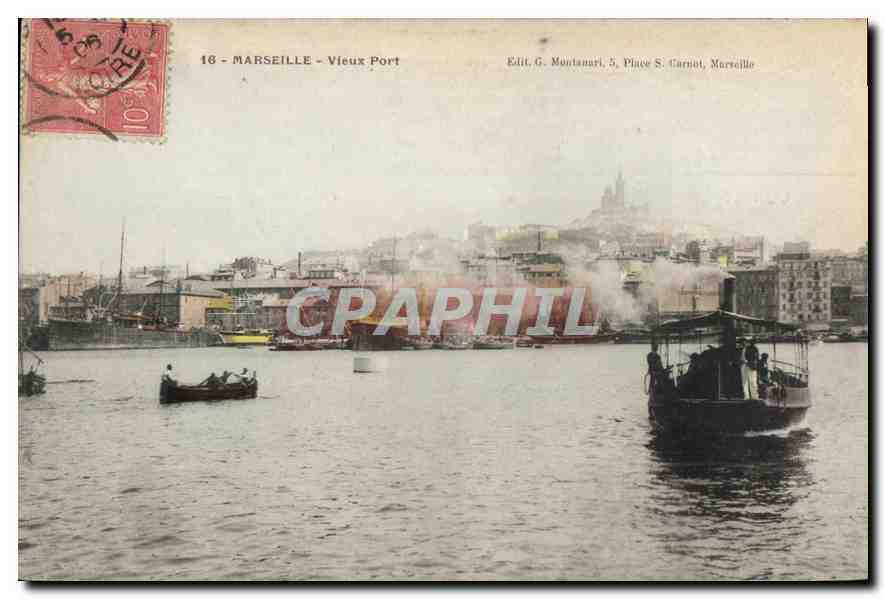 MARSEILLE - Vieux Port — Éditeur G. Montanari, 5, Place S. Carnot, Marseille