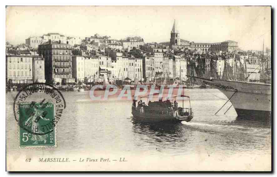 Marseille — Le Vieux Port — LL.