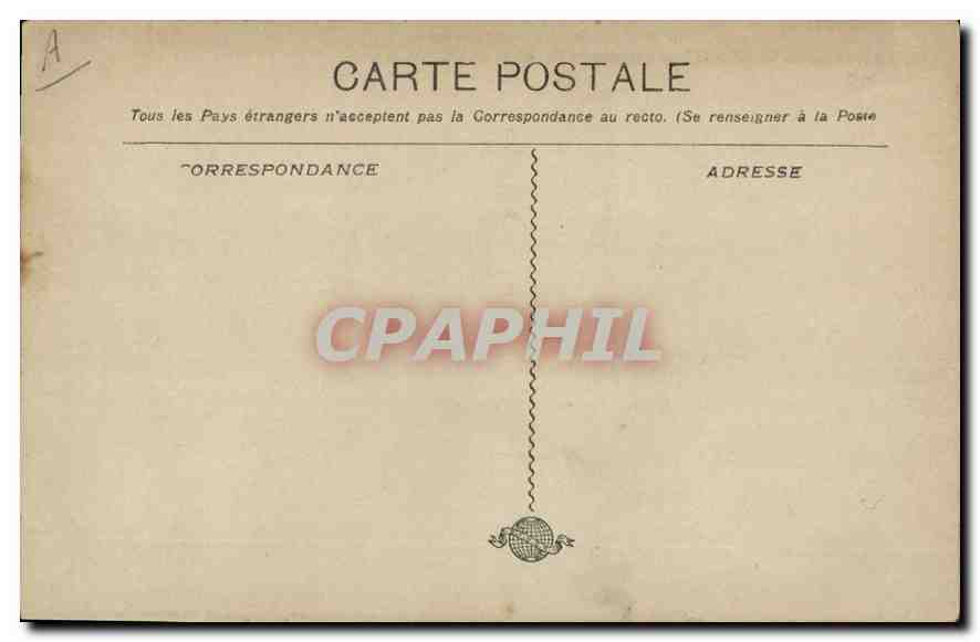 CPA Marseille Le Vieux Port Traversee du Bateau Mouche  — Verso