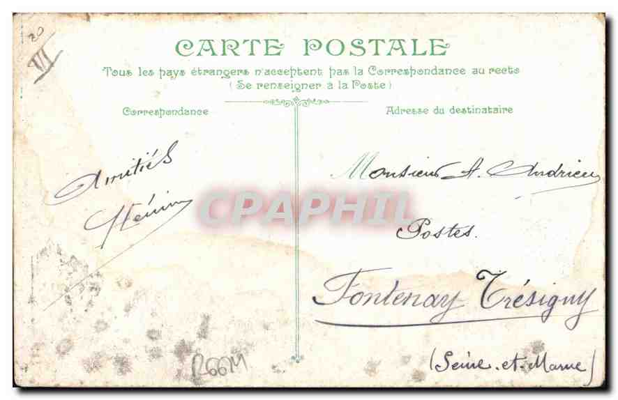 Marseille — le service du "Passage" dans le Vieux Port — éditeur non identifié, n° 57 — Verso