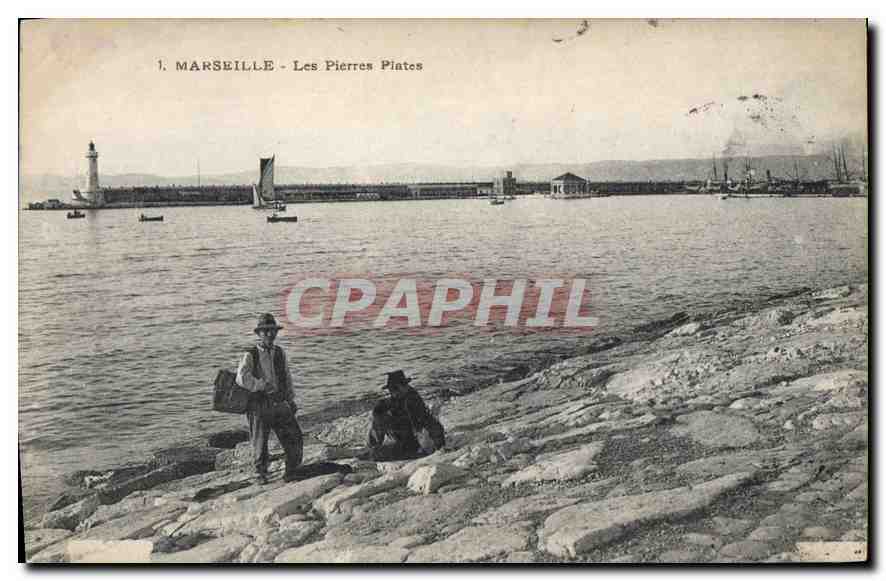 CPA Marseille Les Pierres Plates 