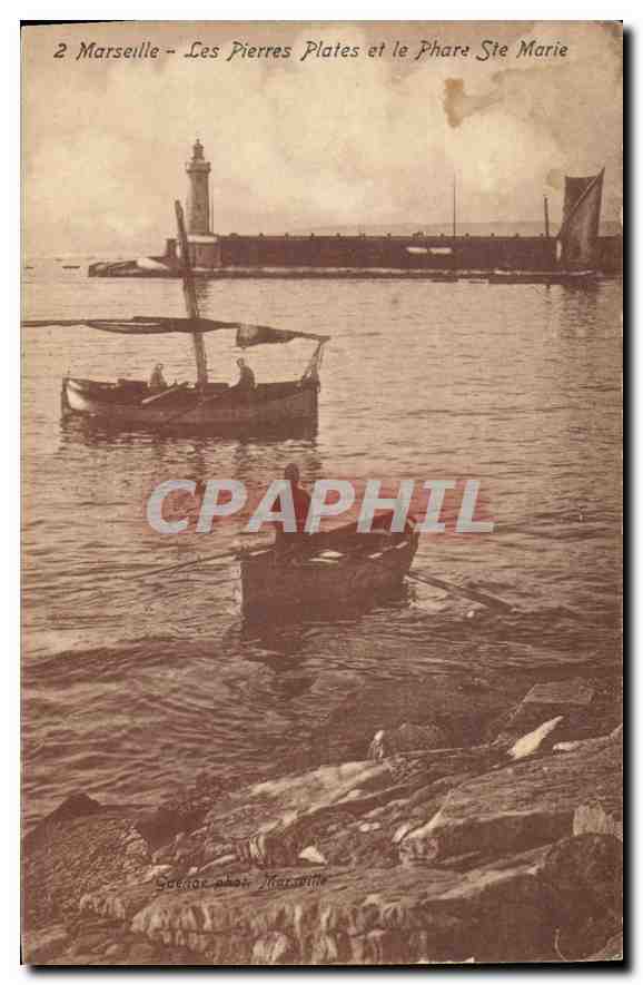 Marseille - De Pierres Plates en de lantaarn van Sint-Maria — Fotografische maatschappij Marseille, n°2