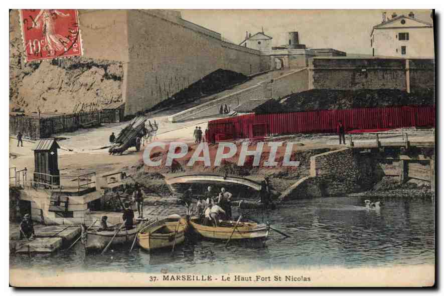 CPA Marseille Le Haut Fort St Nicolas 