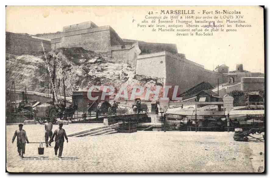 CPA Marseille Fort St Nicolas 