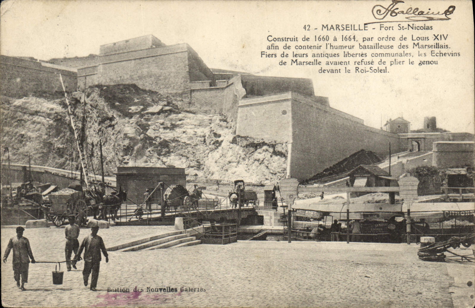 CPA Marseille Fort St Nicolas 