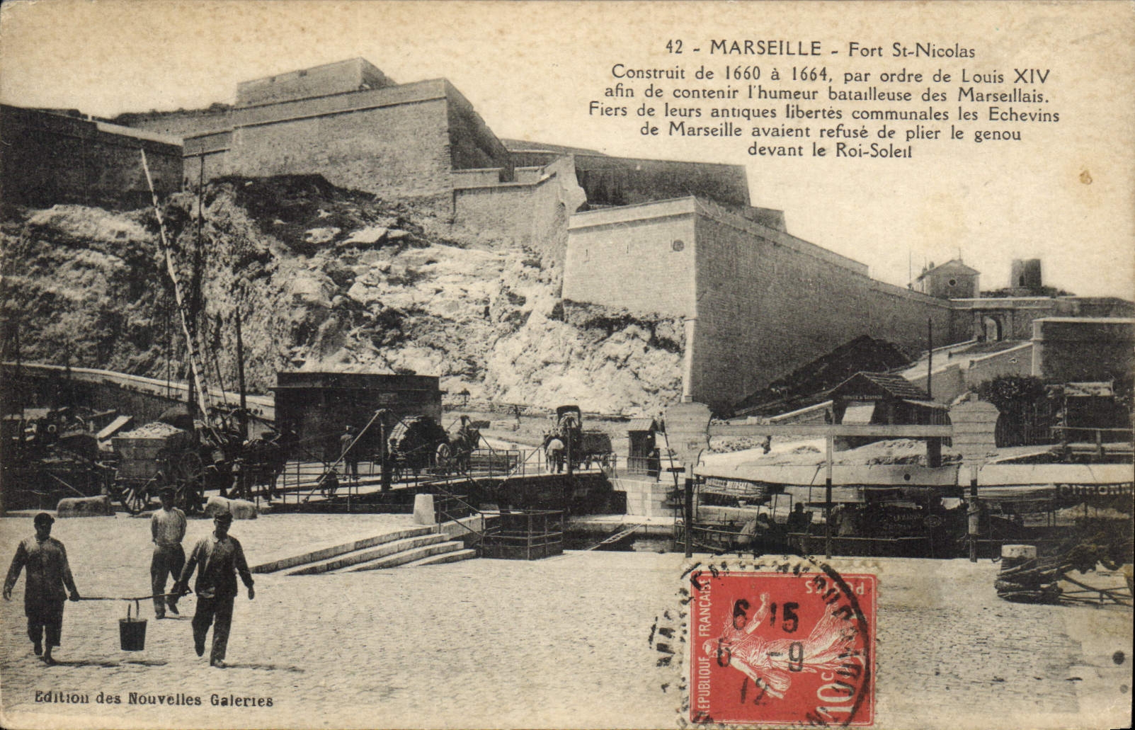 CPA Marseille Fort St Nicolas 