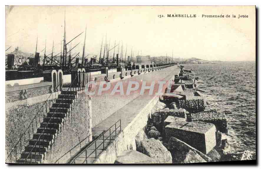 Marseille - Promenade de la Jetée — CPAPHIL n°152