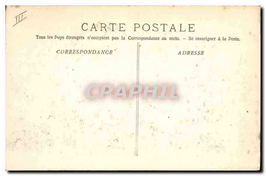 CPA Marseille Sur la Jetee  — Verso