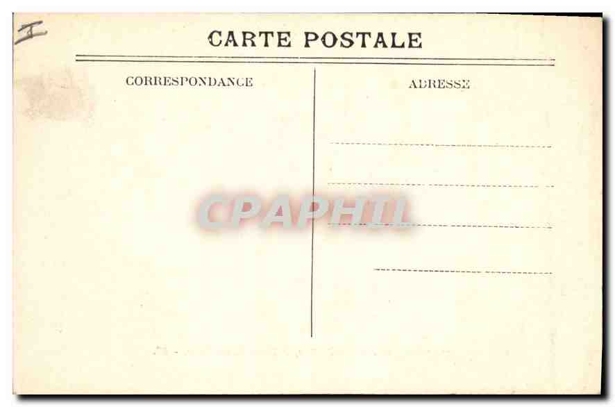 Marseille - Entrée du Port, le Phare Sainte-Marie - IC. — Verso