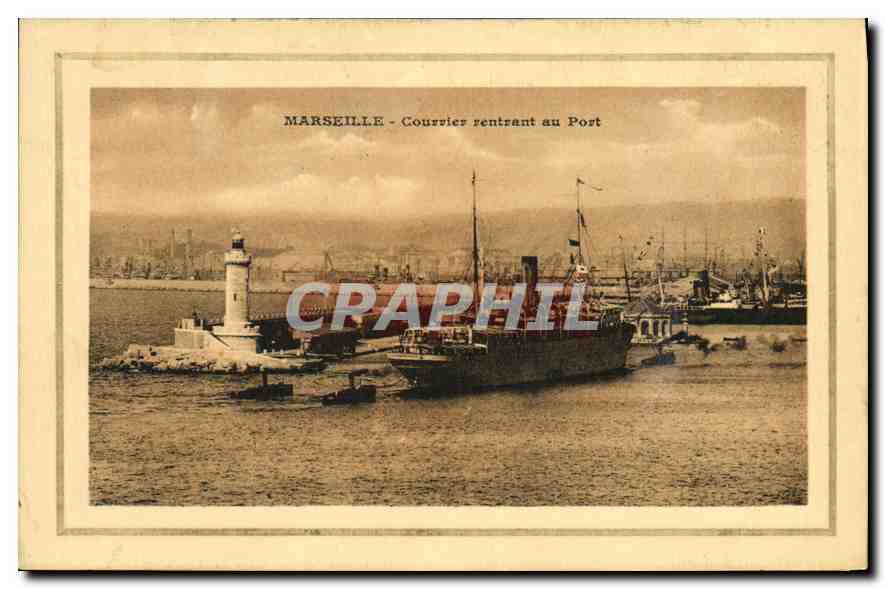 MARSEILLE - Coursier rentrant au Port — Éditeur : C. P. M. (n° de série non visible)