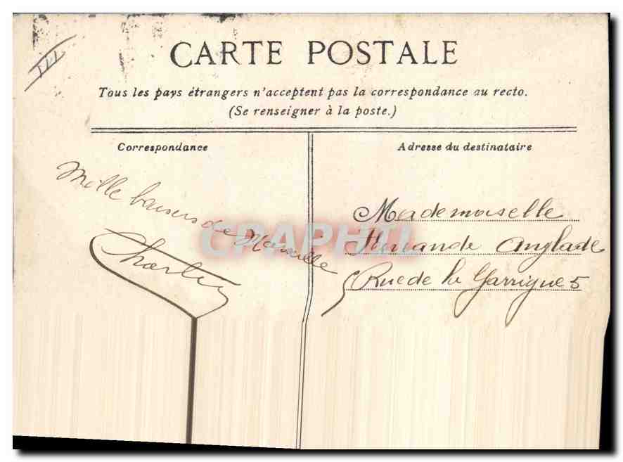 Carenage As Jean — Marseille — éditeur non visible — Verso