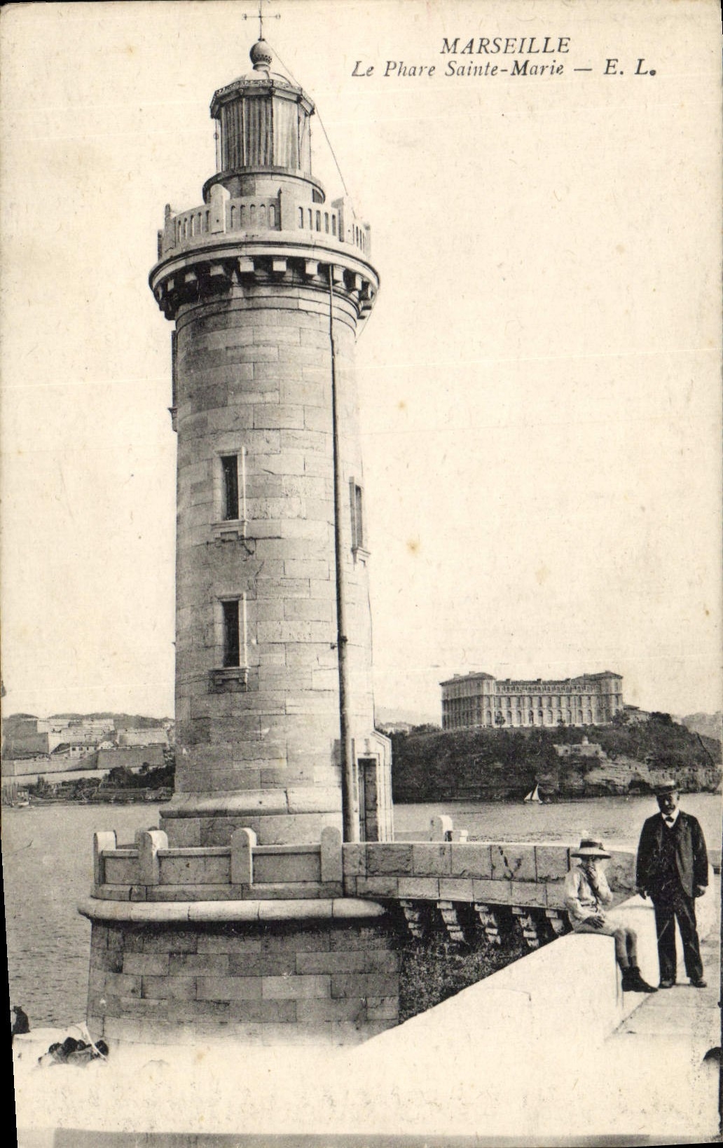 Marseille — Le Phare Sainte-Marie — E. L.