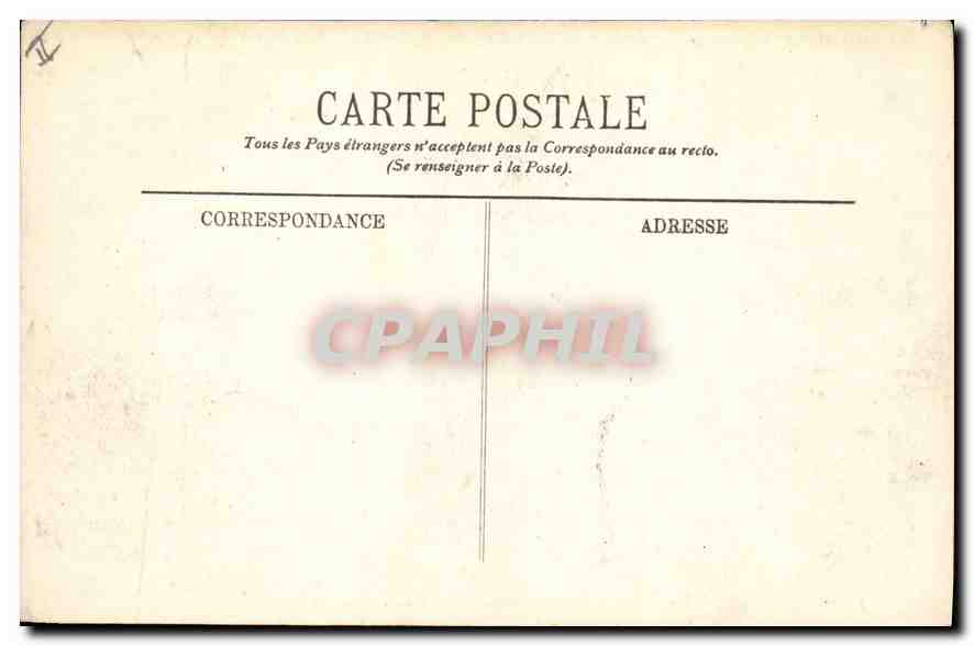CPA Marseille La Jetee et le Phare Sainte Marie  — Verso