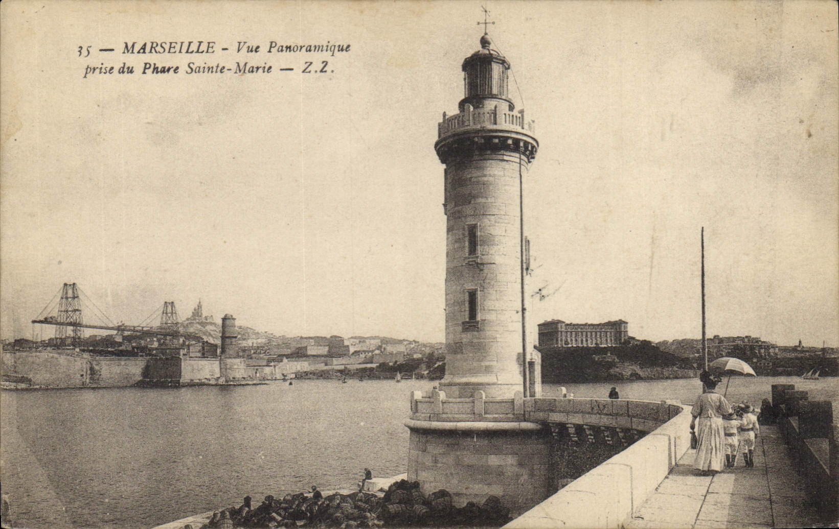 Marseille — Vue Panoramique prise du Phare Sainte-Marie — Z.2.