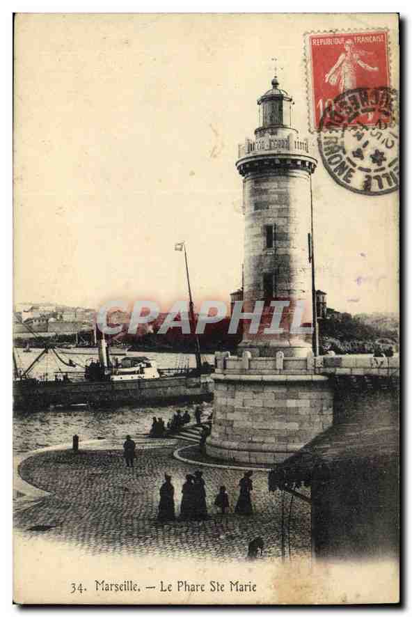 Marseille — Le Phare Ste Marie — Éditeur non visible, n° 34