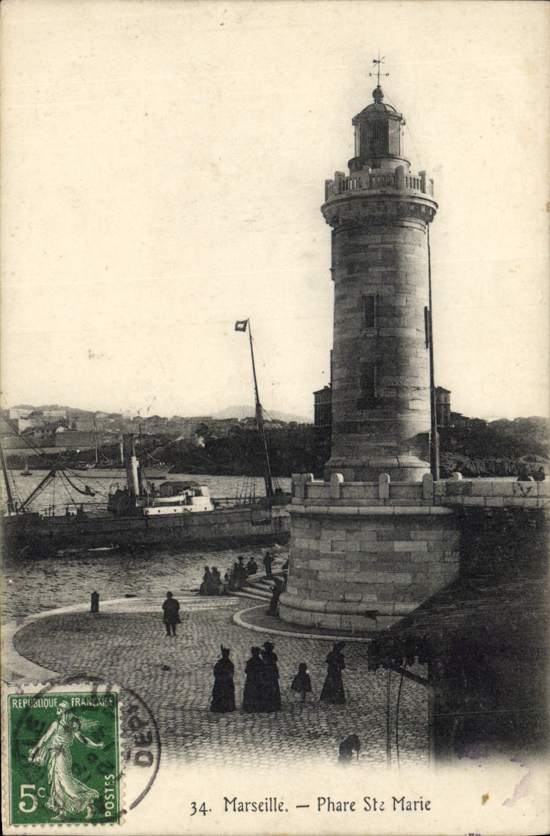 Marseille — Phare Ste Marie — éditeur Despiau, n°34