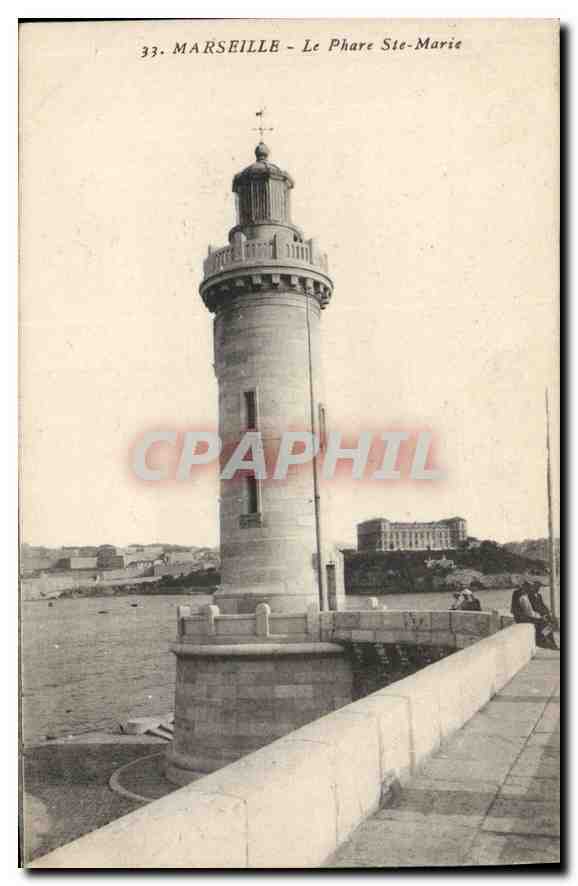 Marseille - Le Phare Ste-Marie — éditeur CPAPHIL, n° 33